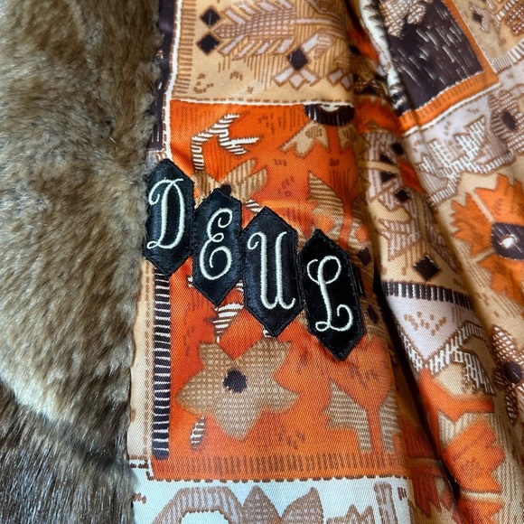 Vintage Daytons Genuine Fur Raccoon Leather Trim Coat - Picture 12 of 15